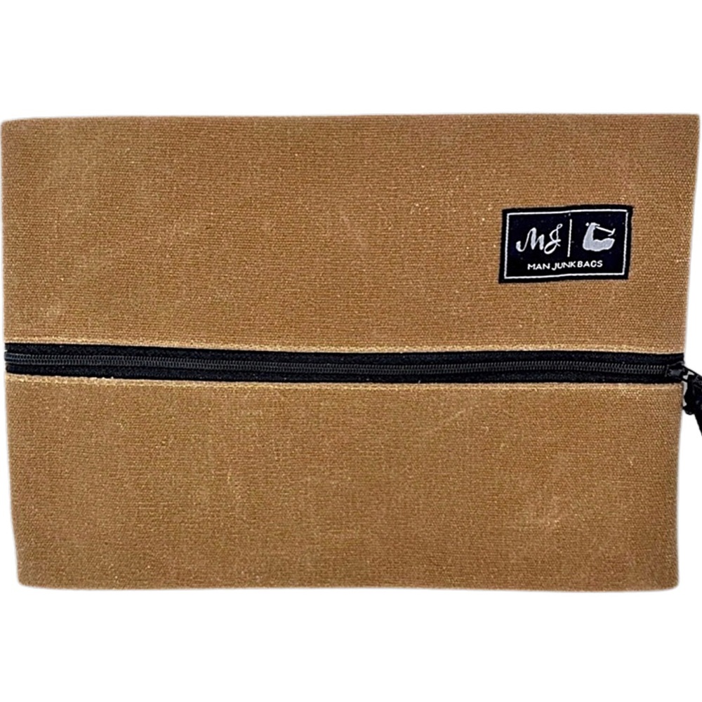 BOUTIQUE* MAKEUP‎ JUNKIE ‘Man Junk’ ‘The Working Man’ Medium Zipper Pouch